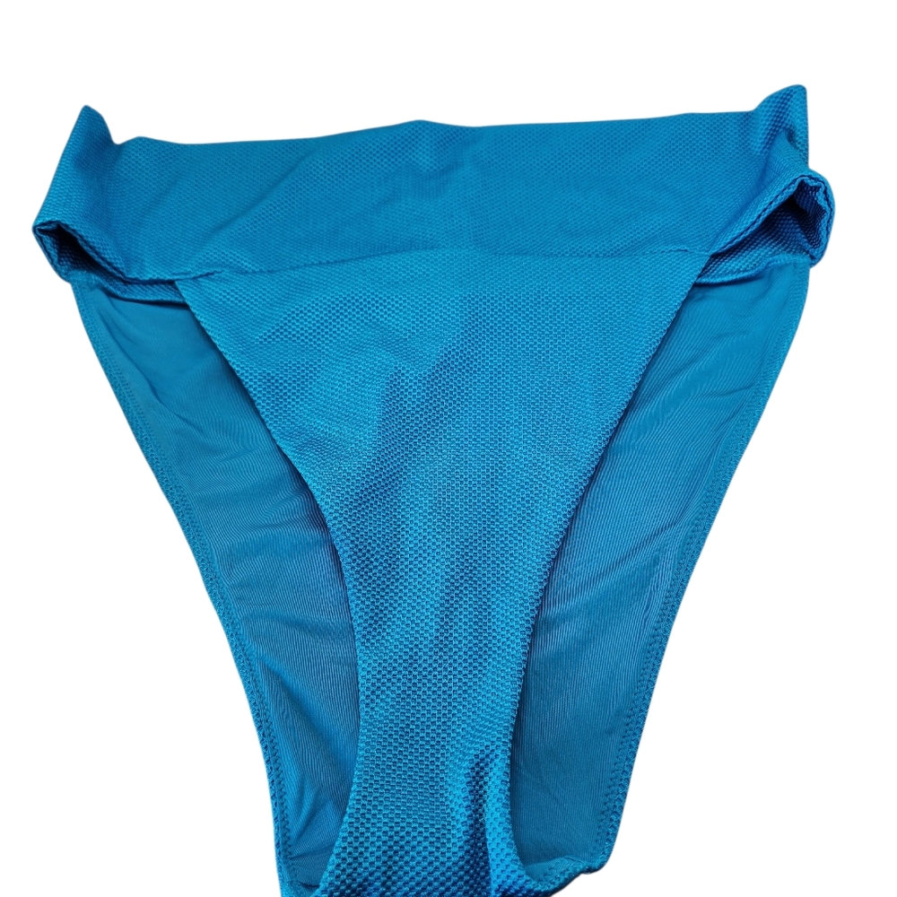 Aerie Blue High Cut Cheeky Nwt